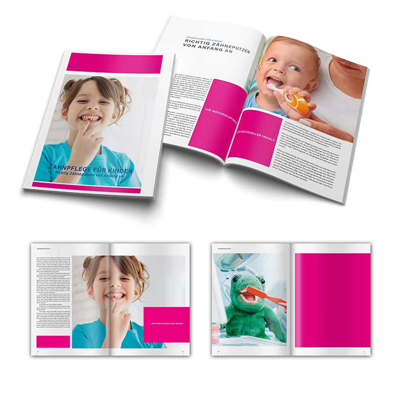  Unsere Pre-Made-Magazine bieten ein modernes Design zu unterschiedlichen Themen