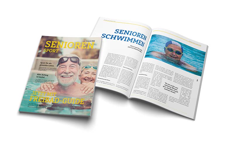 Kundenmagazin im Bereich Seniorensport
