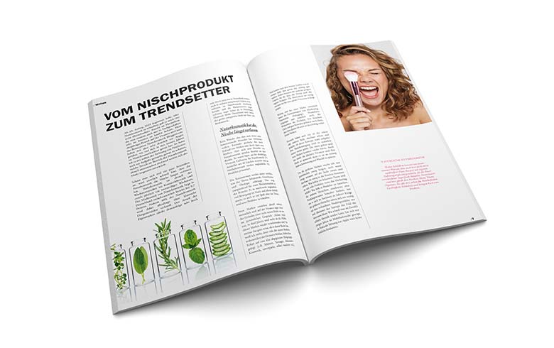 Kundenmagazin im Bereich Wellness und Kosmetik